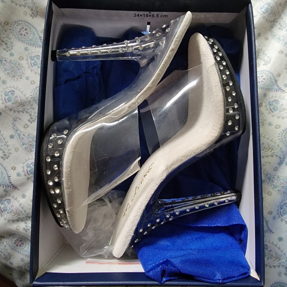 Rhinestone Competition Heels